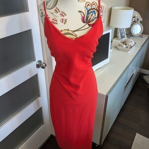 Revamped Scarlet Midi Dress
